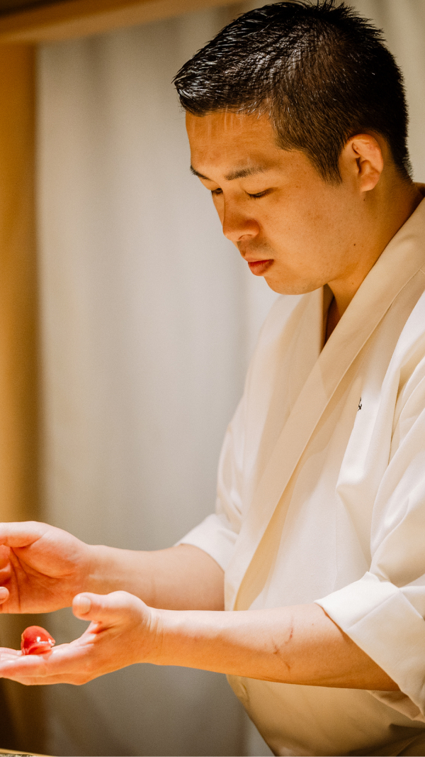 シェフのヨコガオみつい